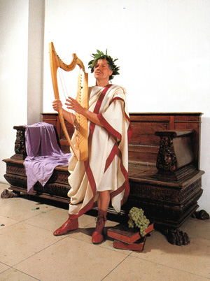 Wilfried Stroh in der Rolle des Horaz